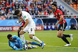 Mohamed El-Shenawy war in den ersten beiden Spielen im ägyptischen Tor (Foto: firo)