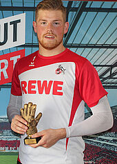 T. Horn mit dem TORWART-Award (Foto: Firo)