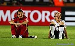 Enttäuschung bei Nadine Angerer (Foto: Firo)