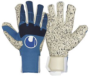 uhlsport Torwarthandschuhe Supergrip+ blau weiß