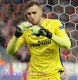 Jan Oblak in starker Form (Foto: firo)