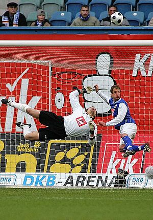 Stefen Wächter holt sich erstmalig den Spieltagssieg beim Goldenen Handschuh(Foto Firo)