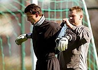 Weidenfeller und de Beer sind ein eingespieltes Team